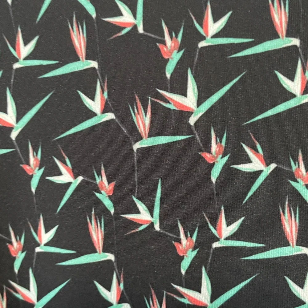 Puma Black Polo with Geometric Pattern - Picture 2 of 3